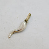Sterling Silver Horn Of Plenty Charm Pendant Vintage c1970s