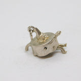 Sterling Silver Articulated Circus Clown Charm Pendant Vintage c1970