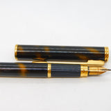 20th Century Waterman 18ct Gold Nib Fountain Pen Antique c1940s
