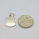 Scottish Sterling Silver Scotland Enamel Shield Souvenir Charm Vintage c1970s