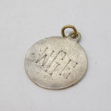 Tiffany & Co. Sterling Silver Circular ID Charm Pendant Vintage 1964