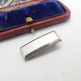 Sterling Silver WWII Lieutenant Shoulder ID Badge Brooch Antique c1940 Art Deco