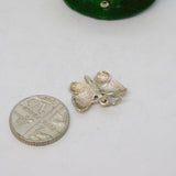 Sterling Silver Butterfly Charm Pendant Vintage c1970