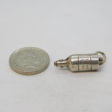 Sterling Silver Opening Wine Bottle Charm Pendant Vintage c1970s
