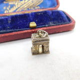 Sterling Silver Marble Arch, London Charm Pendant Vintage c1970