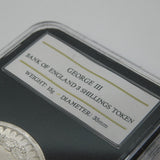 George III .925 Silver 3 Shilling Bank Token Emergency Issue Antique 1811 VFC