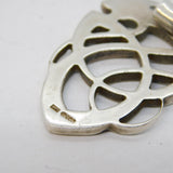 Contemporary Scottish Sterling Silver Celtic Birds Pendant 2013 Edinburgh