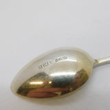 Sterling Silver & Enamel Berwick on Tweed Souvenir Spoon Antique Birmingham