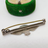 WWII-era Sterling Silver & Enamel 'Fleet Air Arm' Sweetheart Brooch Antique