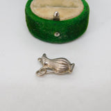Sterling Silver Wine Jug Charm Pendant Vintage c1970