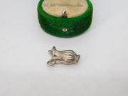 Sterling Silver Wine Jug Charm Pendant Vintage c1970