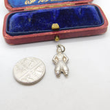 Sterling Silver Circus Acrobat Charm Pendant Vintage c1970