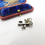 Sterling Silver Rickshaw Charm Pendant Vintage c1970