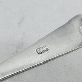 Channel Islands Georgian Sterling Silver Floral Tablespoon Antique Jersey