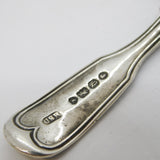Victorian Sterling Silver Fiddle Pattern Tea Caddy Spoon Antique 1859 London