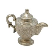 Sterling Silver Teapot Charm Pendant Vintage c1970