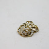 Sterling Silver Theatre Mask Charm Pendant Vintage c1970