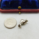 Sterling Silver Lucky Old Boot Charm Pendant Vintage c1970