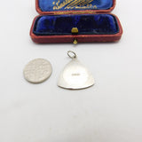 Sterling Silver St Christopher Charm Pendant Vintage c1970