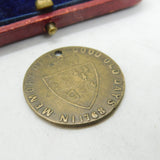 Kign George III 'The Good Old Days' Gaming Counter Coin Pendant Antique