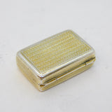 George IV Sterling Silver Gilt Vinaigrette Antique 1827 Birmingham