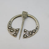 Scottish Sterling Silver Penanular Celtic Brooch Pin Antique c1920 Art Deco
