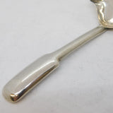 George III Sterling Silver Shaped Bowl Tea Caddy Spoon Antique 1811 Birmingham