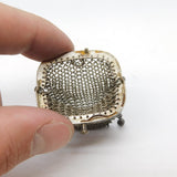 19th Century Sterling Silver Small Chatelaine Coin Purse Antique c1880s