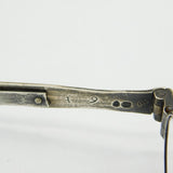 George III Pair of Sterling Silver Wig Spectacles Antique c1820 London
