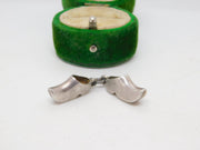 Sterling Silver Pair of Clogs Charm Pendant Vintage c1970