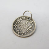 George IV Sterling Silver Maundy Two Pence Coin Charm Antique 1827