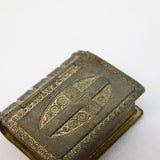 19th Century Miniature White Metal IHS Pill Box Antique c1880s