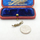 Sterling Silver Scottish Bagpiper Charm Pendant Vintage c1970