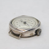 Victorian Sterling Silver Cased Longia Wristwatch Antique 1865 London
