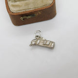 Sterling Silver Golf Clubs Charm Pendant Vintage c1970
