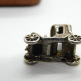 Sterling Silver Old Classic Car Charm Pendant Vintage c1970