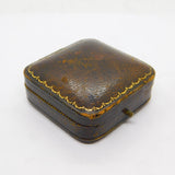 Edwardian Tooled Leather 'Northern Goldsmiths Company' Jewellery Box Antique