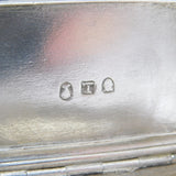 19th Century Sterling Silver 'China Trade' Pseudo Mark Snuff Box Antique c1800s