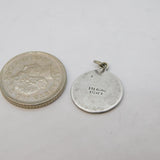 Sterling Silver St Christopher Travel Charm Pendant Vintage c1970