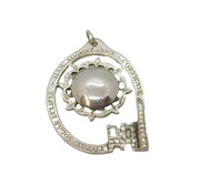 Sterling Silver 11th August 1999 Total Eclipse Souvenir Pendant Vintage 1999
