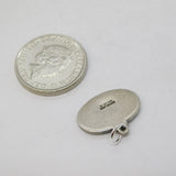 Sterling Silver Enamel De-Dion Bouton Charm Pendant Vintage c1970