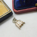 Sterling Silver Little Bolero Jacket Charm Pendant Vintage c1970