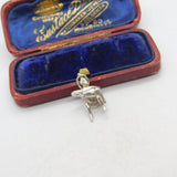 Sterling Silver Aquarius the Water Carrier Charm Pendant Vintage c1970