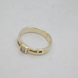 Sterling Silver Kit Heath Rennie Mackintosh Style Band Ring Modern c1990 Size N