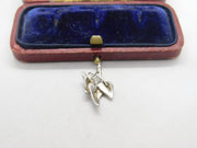 Sterling Silver Leafy Branch Charm Pendant Vintage c1970