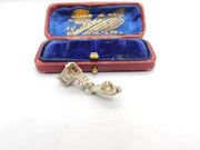 Sterling Silver Opening Couple in the Church Charm Pendant Vintage c1970
