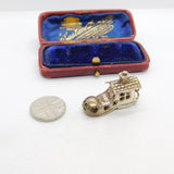 Sterling Silver Large Family in the Shoe Opening Charm Pendant Vintage c1970