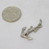 Sterling Silver Maritime Anchor Charm Pendant Vintage c1970