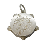 Sterling Silver Spanish Matador Charm Pendant Vintage c1970