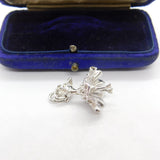 Sterling Silver Flamenco Dancer Charm Pendant Vintage c1970